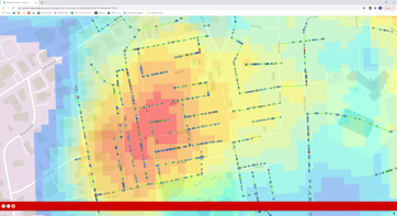 Heatmap in WinCan Esri Viewer