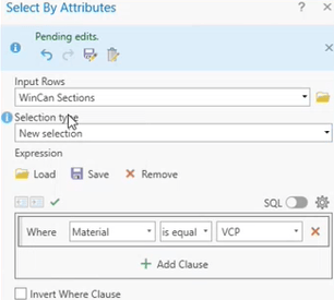 WinCan GIS Queries